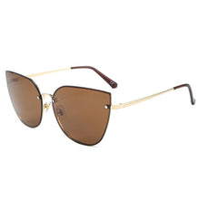 Load image into Gallery viewer, MIaricr Cool Retro Rimless Sunglasses Cat Eye Retro Shades UV400 Vintage Glasses Women