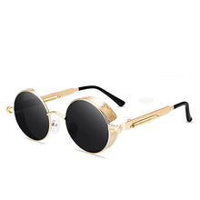 Load image into Gallery viewer, MOLNIYA Classic Gothic Steampunk Sunglasses Sun Glasses Men Women Brand Designer Vintage Round Glasses Driving Goggle