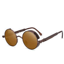Load image into Gallery viewer, MOLNIYA Classic Gothic Steampunk Sunglasses Sun Glasses Men Women Brand Designer Vintage Round Glasses Driving Goggle