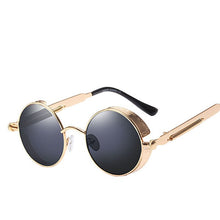 Load image into Gallery viewer, MOLNIYA Classic Gothic Steampunk Sunglasses Sun Glasses Men Women Brand Designer Vintage Round Glasses Driving Goggle