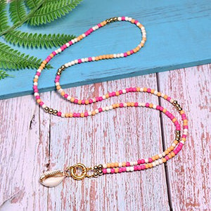 MOON GIRL Big Seashell Long Pendant Necklace Bohemian Fashion Chic Girl Statement Boho Party Collier Femme Dropshipping