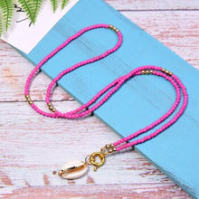 Load image into Gallery viewer, MOON GIRL Big Seashell Long Pendant Necklace Bohemian Fashion Chic Girl Statement Boho Party Collier Femme Dropshipping