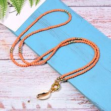 Load image into Gallery viewer, MOON GIRL Big Seashell Long Pendant Necklace Bohemian Fashion Chic Girl Statement Boho Party Collier Femme Dropshipping