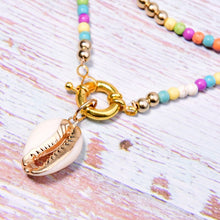 Load image into Gallery viewer, MOON GIRL Big Seashell Long Pendant Necklace Bohemian Fashion Chic Girl Statement Boho Party Collier Femme Dropshipping
