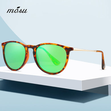 MOSU DESIGN Men Classic Pilot Sunglasses TR90 Frame HD Polarized Sunglasses For Driving Light Legs UV400 Protection