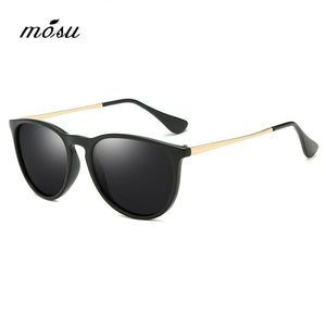 MOSU DESIGN Men Classic Pilot Sunglasses TR90 Frame HD Polarized Sunglasses For Driving Light Legs UV400 Protection