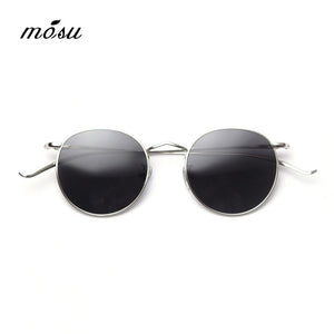 MOSU DESIGN Retro Women Folded Sunglasses Men Classic Polarized Oval Sunglasses