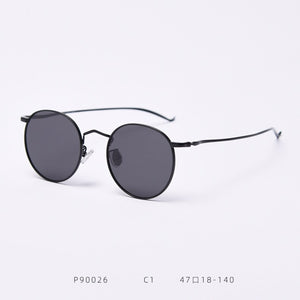 MOSU DESIGN Retro Women Folded Sunglasses Men Classic Polarized Oval Sunglasses