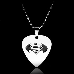 Music Band 5 Second of Summer Necklace Pendant for Fans High Quality Stainless Steel Guitar Pick Necklace