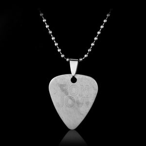 Music Band 5 Second of Summer Necklace Pendant for Fans High Quality Stainless Steel Guitar Pick Necklace