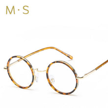 Load image into Gallery viewer, MS Anti Blue light Ray Computer Goggles Radiation-resistant Transparent eye glasses Round frames for Unisex Flat mirror  Goggles