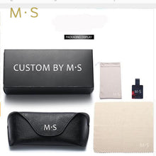 Load image into Gallery viewer, MS New-gafas de sol con degradado para mujer, UV400 femeninos a la moda con anteojos de sol, marca de diseñador, de alta calidad, con caja