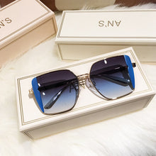 Load image into Gallery viewer, MS-gafas de sol de gran tamaño para mujer, anteojos de sol femeninos, de marca de diseñador a la moda, cuadradas, con UV400, novedad de 2023