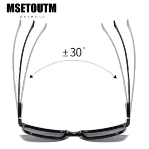 MSETOUTM 2023 Sunglasses TR90 Men's Box Aluminum Magnesium Spring TAC Polarized Brand Designer Light Flexible Dazzle