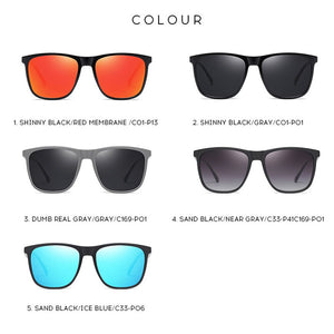 MSETOUTM 2023 Sunglasses TR90 Men's Box Aluminum Magnesium Spring TAC Polarized Brand Designer Light Flexible Dazzle