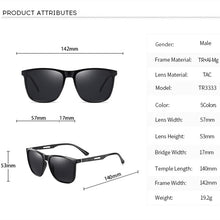 Load image into Gallery viewer, MSETOUTM 2023 Sunglasses TR90 Men&#39;s Box Aluminum Magnesium Spring TAC Polarized Brand Designer Light Flexible Dazzle