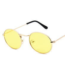 Carica l'immagine nel visualizzatore di Gallery, MUSELIFE 2023 Oval Men Sunglasses Male Glasses Lady  Retro Metal Sun Glasses Vintage Mirror UV400 Oculos De Sol