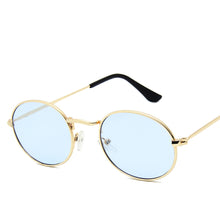 Carica l'immagine nel visualizzatore di Gallery, MUSELIFE 2023 Oval Men Sunglasses Male Glasses Lady  Retro Metal Sun Glasses Vintage Mirror UV400 Oculos De Sol