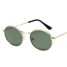 Carica l'immagine nel visualizzatore di Gallery, MUSELIFE 2023 Oval Men Sunglasses Male Glasses Lady  Retro Metal Sun Glasses Vintage Mirror UV400 Oculos De Sol