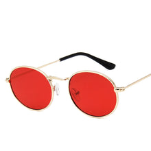 Carica l'immagine nel visualizzatore di Gallery, MUSELIFE 2023 Oval Men Sunglasses Male Glasses Lady  Retro Metal Sun Glasses Vintage Mirror UV400 Oculos De Sol