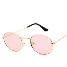 Carica l'immagine nel visualizzatore di Gallery, MUSELIFE 2023 Oval Men Sunglasses Male Glasses Lady  Retro Metal Sun Glasses Vintage Mirror UV400 Oculos De Sol