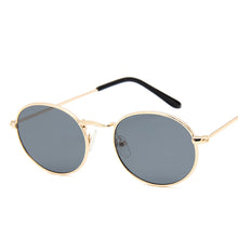 Carica l'immagine nel visualizzatore di Gallery, MUSELIFE 2023 Oval Men Sunglasses Male Glasses Lady  Retro Metal Sun Glasses Vintage Mirror UV400 Oculos De Sol