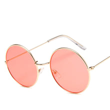 Carica l'immagine nel visualizzatore di Gallery, MUSELIFE 2023 Round Women Sunglasses Men Glasses Lady  Retro Metal Sun Glasses Vintage Mirror UV400 Oculos De Sol