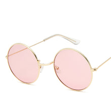 Carica l'immagine nel visualizzatore di Gallery, MUSELIFE 2023 Round Women Sunglasses Men Glasses Lady  Retro Metal Sun Glasses Vintage Mirror UV400 Oculos De Sol