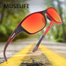 Load image into Gallery viewer, MUSELIFE BRAND Design Sunglasses Men Polarized UV400 Square Goggles Male Sun Glasses Women Female Vintage Driving Eyewear