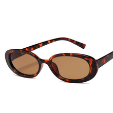 Load image into Gallery viewer, MUSELIFE Black Retro Sunglasses Oval Sunglasses Women Retro Brand Designer Vintage Ladies Cat Eye Pink Sun Glasses UV400