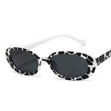 Load image into Gallery viewer, MUSELIFE Black Retro Sunglasses Oval Sunglasses Women Retro Brand Designer Vintage Ladies Cat Eye Pink Sun Glasses UV400