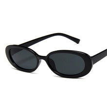 Load image into Gallery viewer, MUSELIFE Black Retro Sunglasses Oval Sunglasses Women Retro Brand Designer Vintage Ladies Cat Eye Pink Sun Glasses UV400