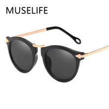 Load image into Gallery viewer, MUSELIFE Cat Eye Sunglasses Women 2023 Brand Designer Blue Sun Glasses For Women Trendy Tinted Color Shade UV400
