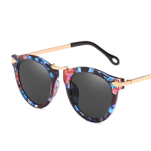 Load image into Gallery viewer, MUSELIFE Cat Eye Sunglasses Women 2023 Brand Designer Blue Sun Glasses For Women Trendy Tinted Color Shade UV400