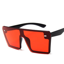 Load image into Gallery viewer, MUSELIFE Classic Vintage Square Sunglasses Woman Siamese Oversized Sunglasses Woman/Men Retro Sunglasses Lentes De Sol Mujer