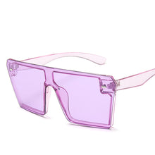 Load image into Gallery viewer, MUSELIFE Classic Vintage Square Sunglasses Woman Siamese Oversized Sunglasses Woman/Men Retro Sunglasses Lentes De Sol Mujer