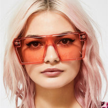 Load image into Gallery viewer, MUSELIFE Classic Vintage Square Sunglasses Woman Siamese Oversized Sunglasses Woman/Men Retro Sunglasses Lentes De Sol Mujer