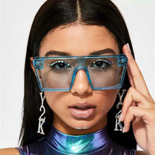Load image into Gallery viewer, MUSELIFE Classic Vintage Square Sunglasses Woman Siamese Oversized Sunglasses Woman/Men Retro Sunglasses Lentes De Sol Mujer