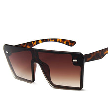 Load image into Gallery viewer, MUSELIFE Classic Vintage Square Sunglasses Woman Siamese Oversized Sunglasses Woman/Men Retro Sunglasses Lentes De Sol Mujer