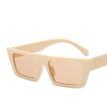 Load image into Gallery viewer, MUSELIFE Small Rectangle Jelly Gray Sunglasses Women Shades UV400 Retro Square Leopard Men Sun Glasses