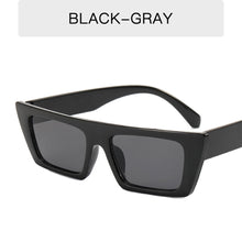 Load image into Gallery viewer, MUSELIFE Small Rectangle Jelly Gray Sunglasses Women Shades UV400 Retro Square Leopard Men Sun Glasses