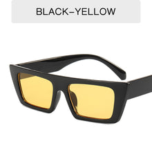 Load image into Gallery viewer, MUSELIFE Small Rectangle Jelly Gray Sunglasses Women Shades UV400 Retro Square Leopard Men Sun Glasses