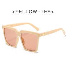 Load image into Gallery viewer, MUSELIFE Square Sunglasses Designer  Women&#39;s Cat Eye Sunglasses Classic Retro Glasses UV400