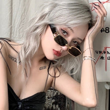 Load image into Gallery viewer, MUSELIFE Ins Popular Small Rectangle Women  Sunglasses Brand Designer Vintage Punk Men Sun Glasses Shades UV400