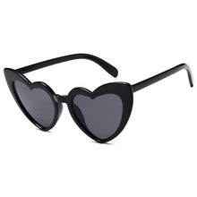 Load image into Gallery viewer, MUSELIFE Love Heart  Big Frame Personality Women Sunglass Cute Sexy Retro Cat Eye Vintage SunGlasses Pink Female