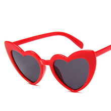 Load image into Gallery viewer, MUSELIFE Love Heart  Big Frame Personality Women Sunglass Cute Sexy Retro Cat Eye Vintage SunGlasses Pink Female