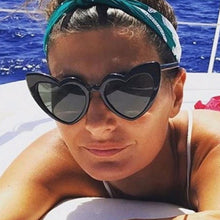 Load image into Gallery viewer, MUSELIFE Love Heart  Big Frame Personality Women Sunglass Cute Sexy Retro Cat Eye Vintage SunGlasses Pink Female