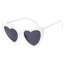 Load image into Gallery viewer, MUSELIFE Love Heart  Big Frame Personality Women Sunglass Cute Sexy Retro Cat Eye Vintage SunGlasses Pink Female