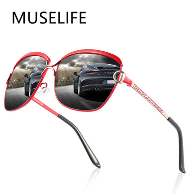 MUSELIFE Men Vintage Aluminum Polarized Sunglasses Classic Brand Sun glasses Coating Lens Driving Eyewear For Men/Women