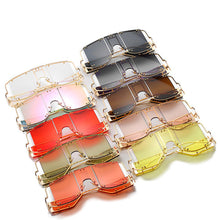 Load image into Gallery viewer, MUSELIFE One Piece Square  Sunglasses Women Sexy Retro Small Sun Glasses Brand Designer Vintage Eyeglasses Eyewear Female Oculos